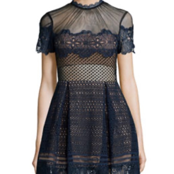 Self-portrait Felicia Embroidered midi dress - Picture 5 of 7